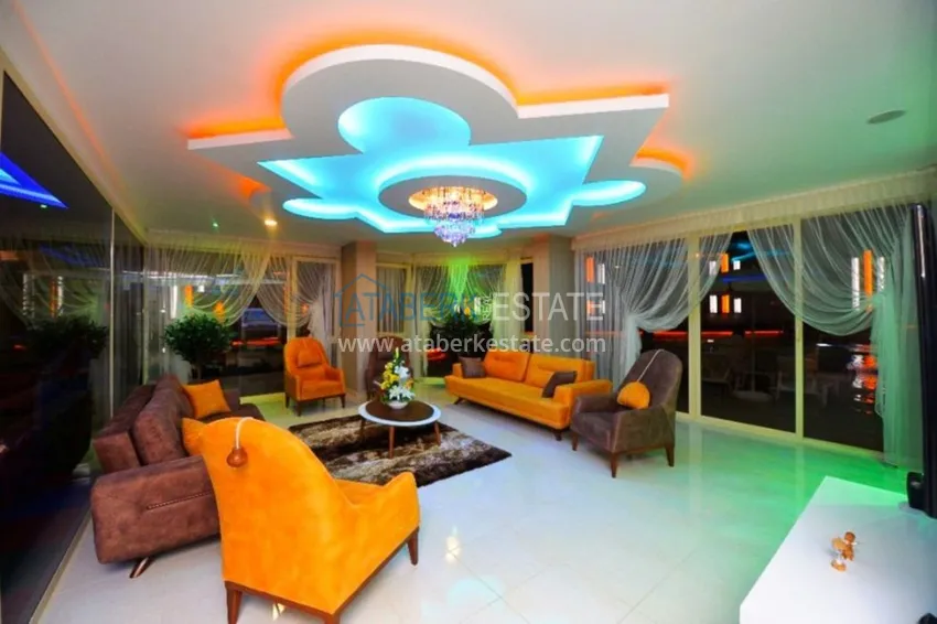 Квартира в Махмутларе видовая, меблированная в комплексе премиум класса  12 