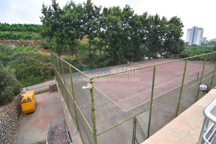 Квартира в Махмутлар меблированная с открытым видом на горы и море  8 