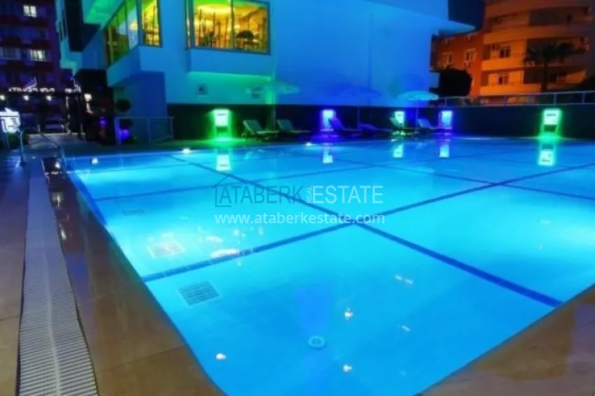 Квартира в Махмутлар двухкомнатная с мебелью в современной резиденции  9 