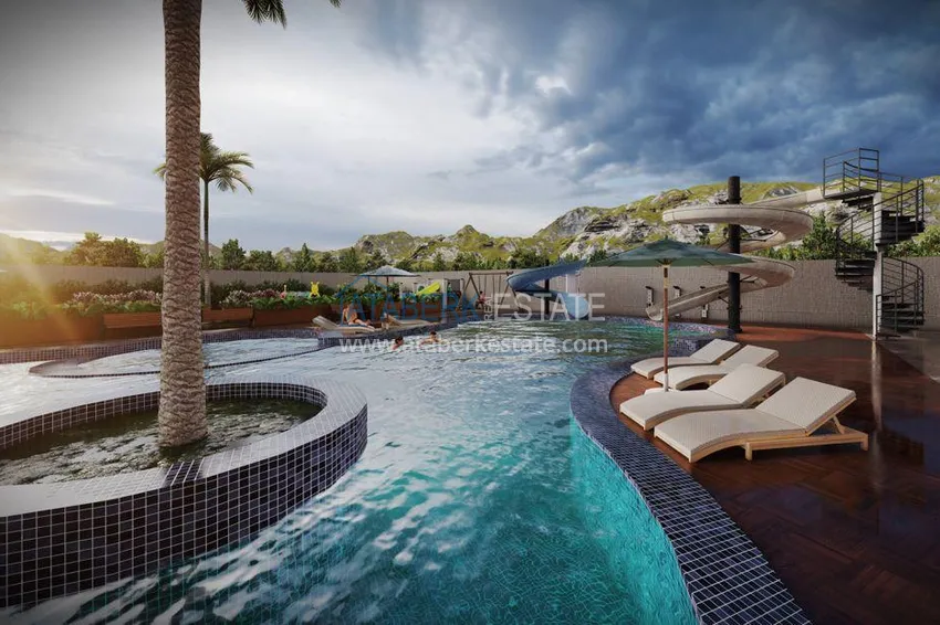 Инвестиционно-выгодный проект жилого комплекса в Махмутларе 10 