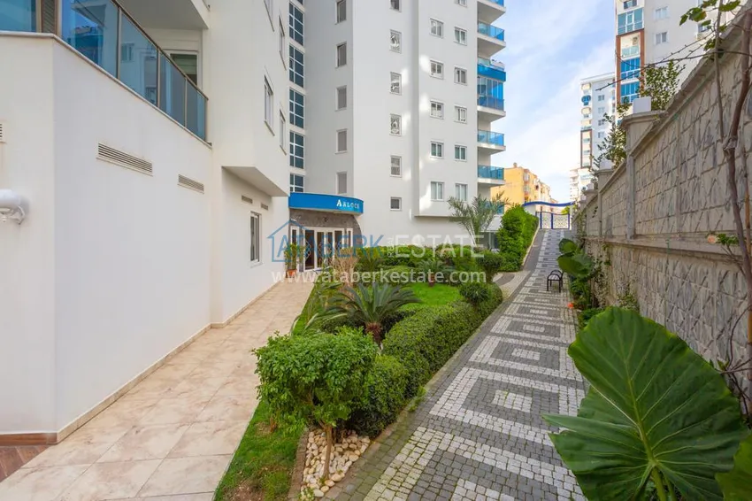 Квартира в Махмутлар с мебелью видом на море в комплексе класса-люкс  9 