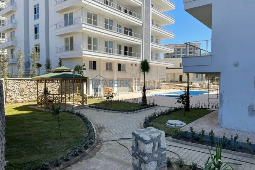 Квартира с чистовой отделкой в новом комплексе в Авсалларе 1 