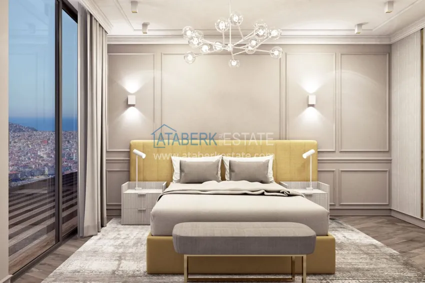 Приобрести Новый эксклюзивный проект клубного жилого комплекса в Алании 6 