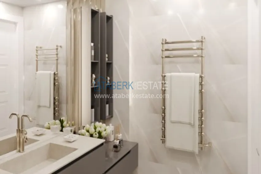 Приобрести Квартиры в Алании на этапе строительства район Махмутлар 26 