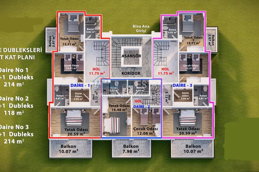 Купить дешево Новый инвестиционно-привлекательный проект жилого комплекса в сердце Алании 3 