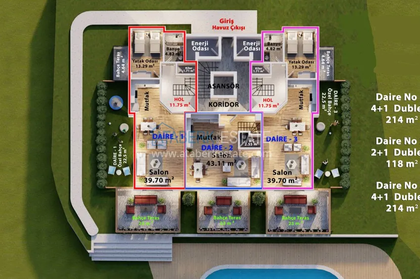 Купить дешево Новый инвестиционно-привлекательный проект жилого комплекса в сердце Алании 2 