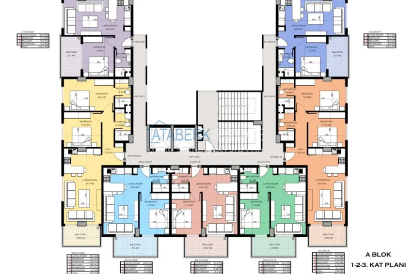 Купить дешево Новый проект малоэтажного жилого комплекса на берегу моря в Каргыджаке  3 