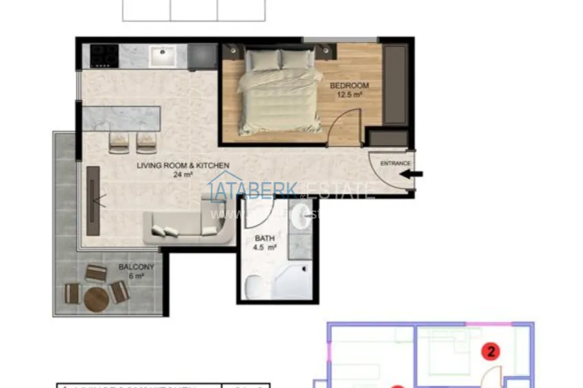 Купить дешево Инвестиционно-выгодный проект жилого комплекса в Махмутларе 6 