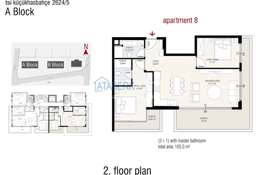 Купить дешево Новый эксклюзивный проект клубного жилого комплекса в Алании 10 