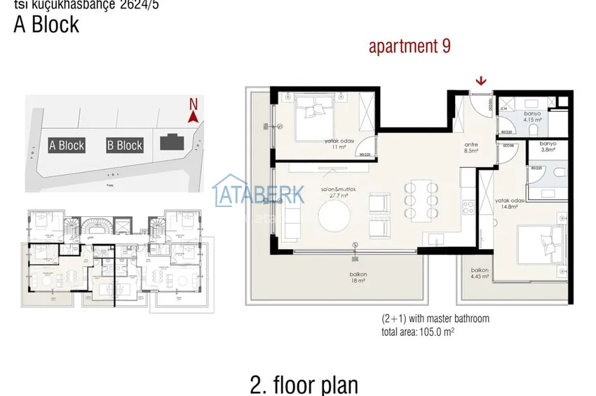 Купить дешево Новый эксклюзивный проект клубного жилого комплекса в Алании 11 