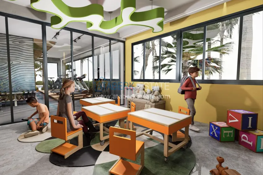 Квартиры в Алании на этапе строительства район Махмутлар 26 