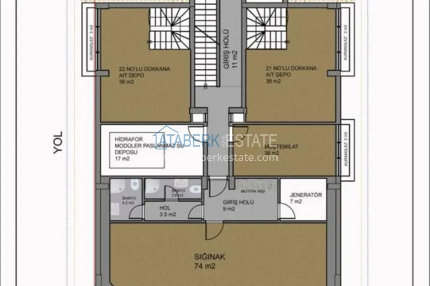 Купить дешево Новый проект жилого комплекса в Каргыджаке на 2 береговой линии 6 
