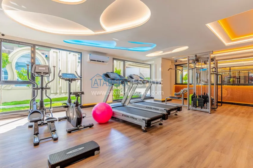 Квартира в Махмутларе с мебелью в комплексе европейского типа 17 