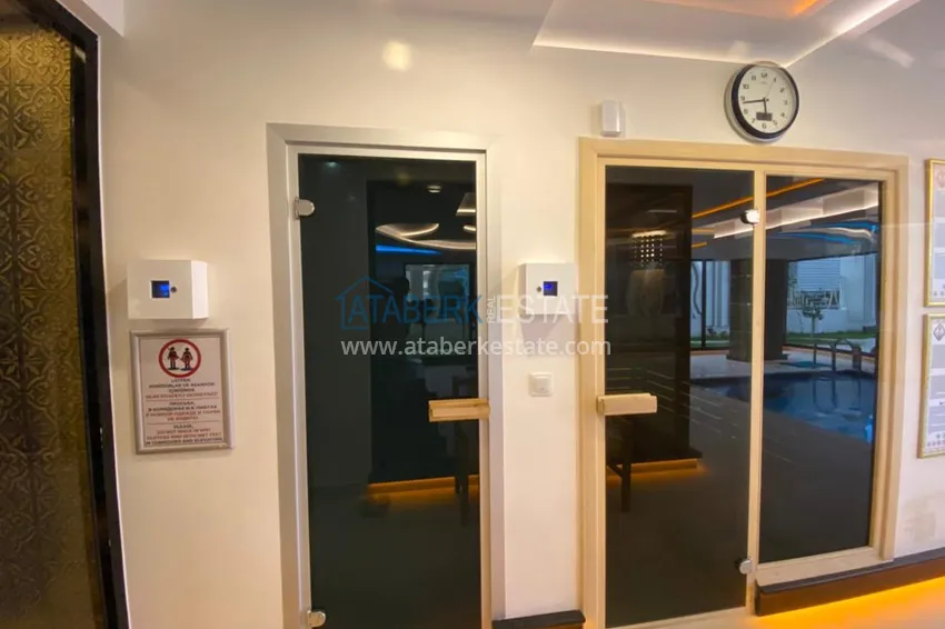 Квартира в Махмутларе с мебелью в комплексе европейского типа 18 