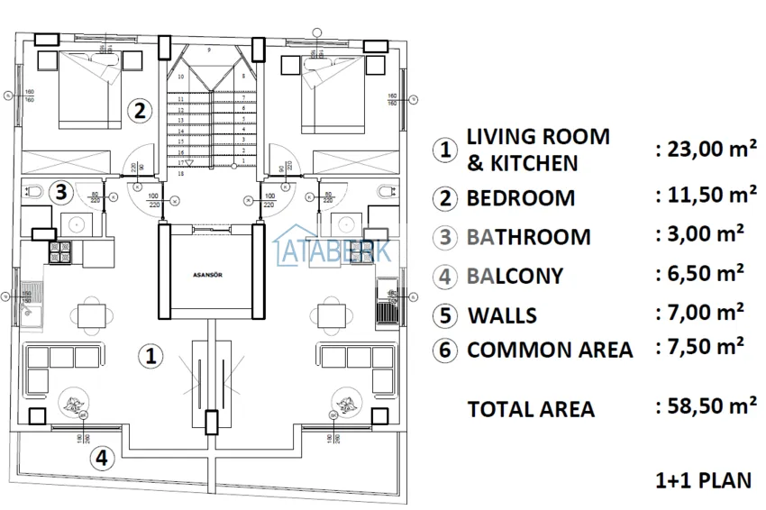 Купить дешево Выгодный проект жилого комплекса в Алании для инвестиций 1 
