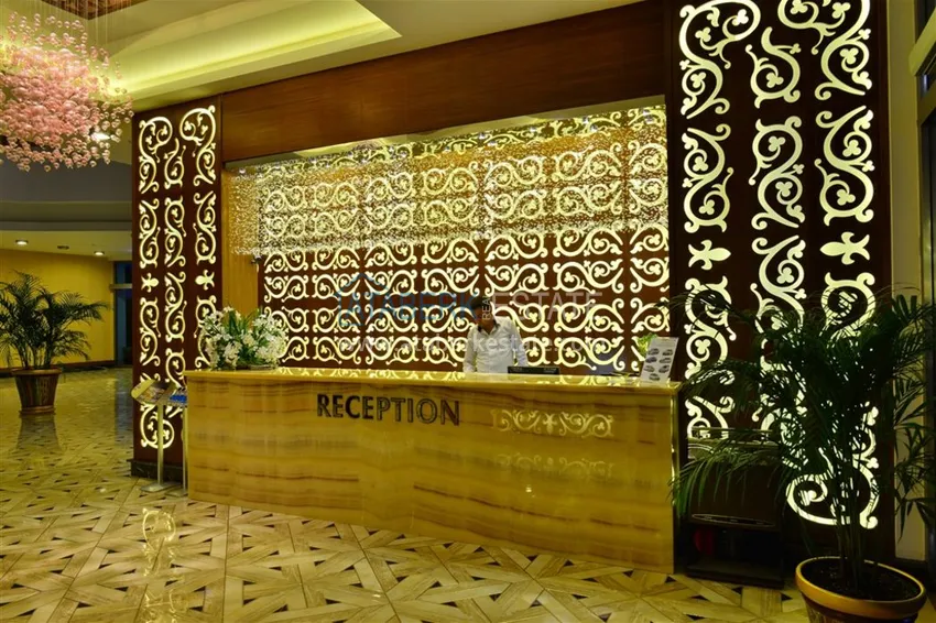 Аренда квартиры в Алании, Махмутлар в престижном комплексе с частным пляжем А156  15 