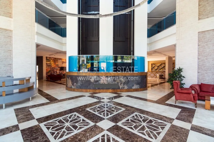 Квартира в Махмутларе двухкомнатная с мебелью, вид на горы  9 