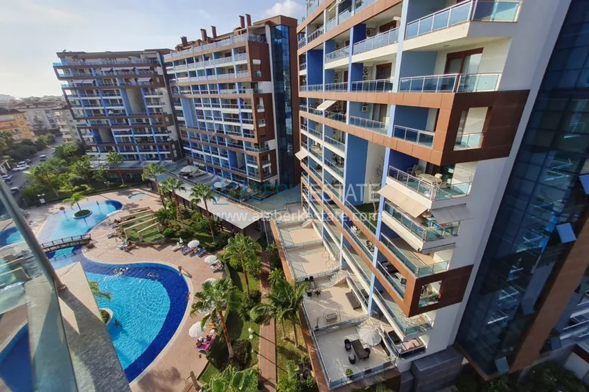 Приобрести Квартира в районе Джикджилли меблированная с видом на море в комплексе класса люкс 10 