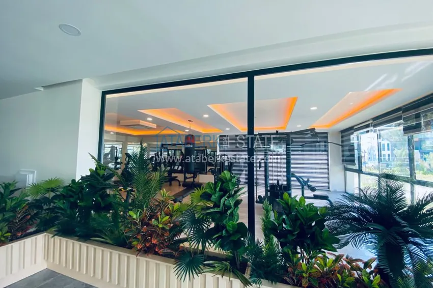 Квартира в Авсалларе просторная, двухкомнатная с чистовой отделкой  14 