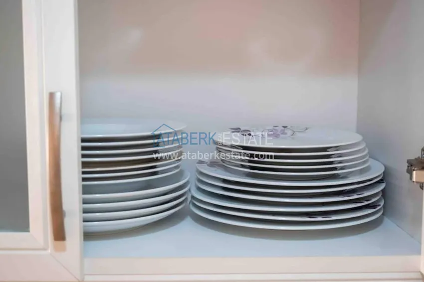 Приобрести Квартира двухкомнатная с мебелью в жилом комплексе в Махмутларе 12 