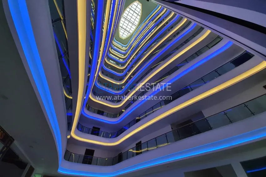 Квартира в Махмутларе с мебелью в комфортабельном комплекс  15 