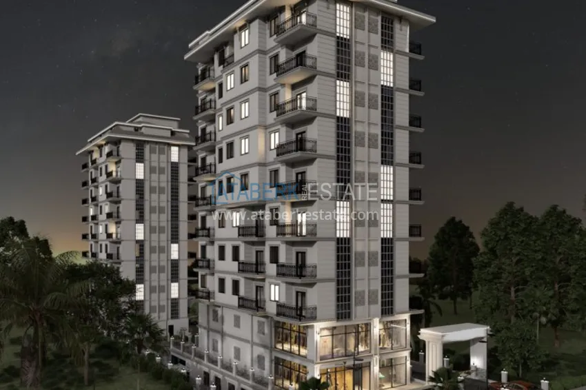 Проект нового многоквартирного жилого комплекса в Махмутларе – центр 11 