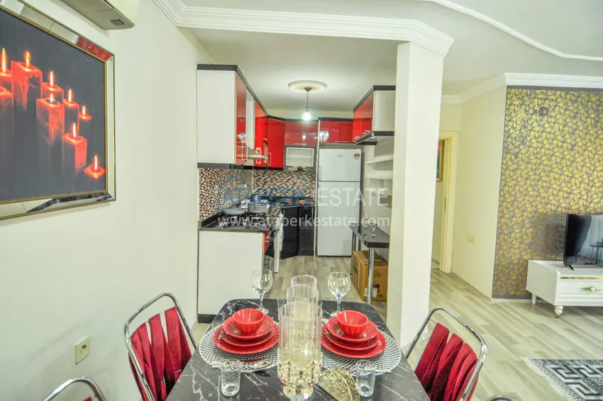 Приобрести Квартира в Махмутларе с мебелью, застекленным балконом  13 