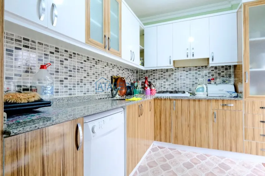 Приобрести Квартира в Авсалларе трехкомнатная с мебелью, отдельной кухней и видом на горы 11 