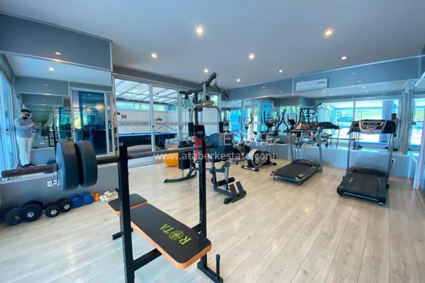 Квартира в районе Оба меблированная с отдельной кухней в престижном комплексе 12 