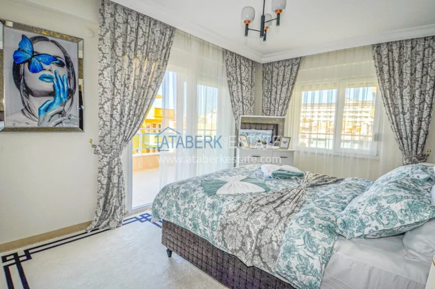 Приобрести Квартира в Махмутларе – трехкомнатная с современным интерьером и видом на море 11 