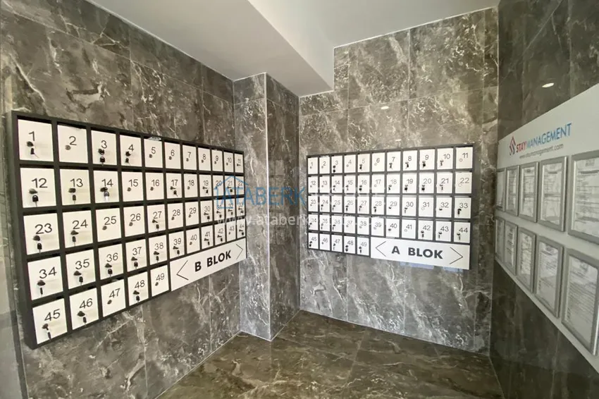 Квартира в Махмутларе с новой мебелью в молодом комфортабельном комплексе 12 