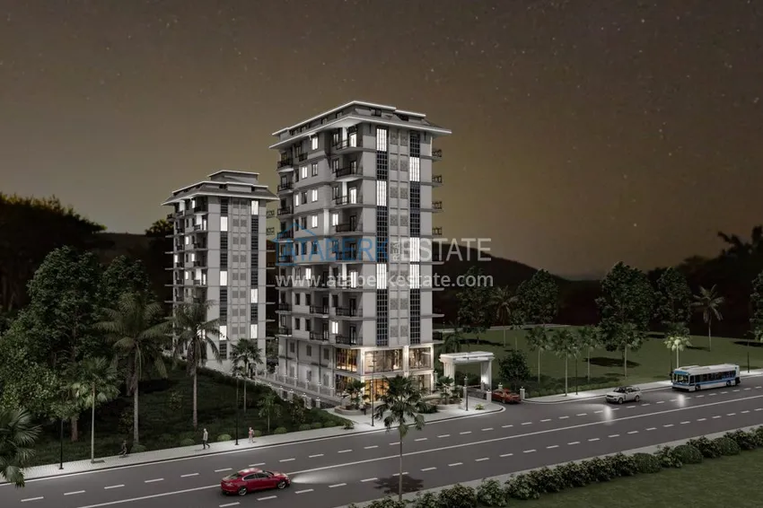 Проект нового многоквартирного жилого комплекса в Махмутларе – центр 12 