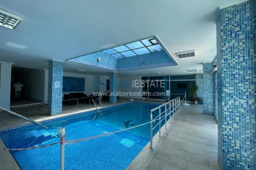 Садовый дуплекс в районе Конаклы Алания в элитной резиденции 13 