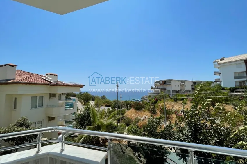 Приобрести Садовый дуплекс в районе Конаклы Алания в элитной резиденции 14 