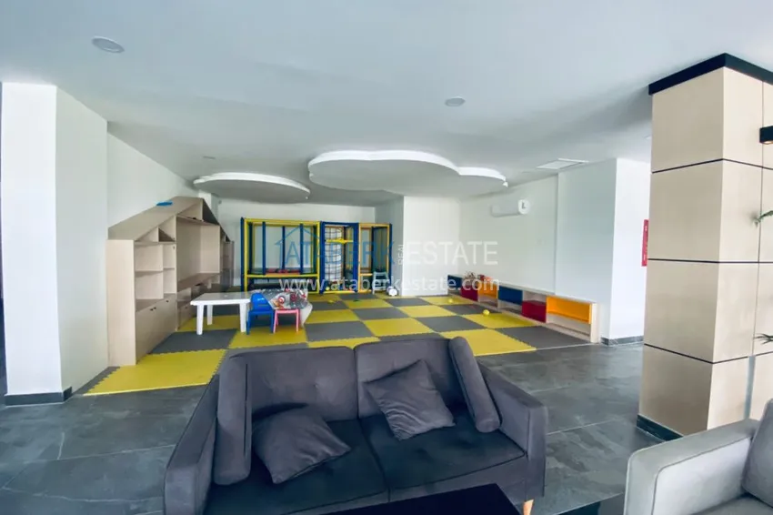 Квартира в Авсалларе просторная, двухкомнатная с чистовой отделкой  20 