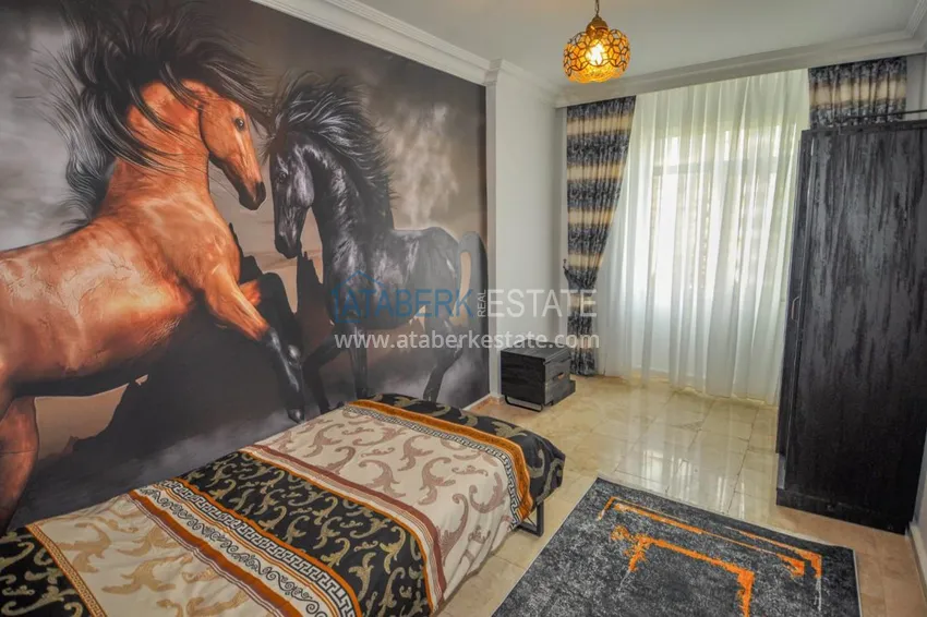 Приобрести Большая квартира в Махмутларе с мебелью, частичным видом на море  14 