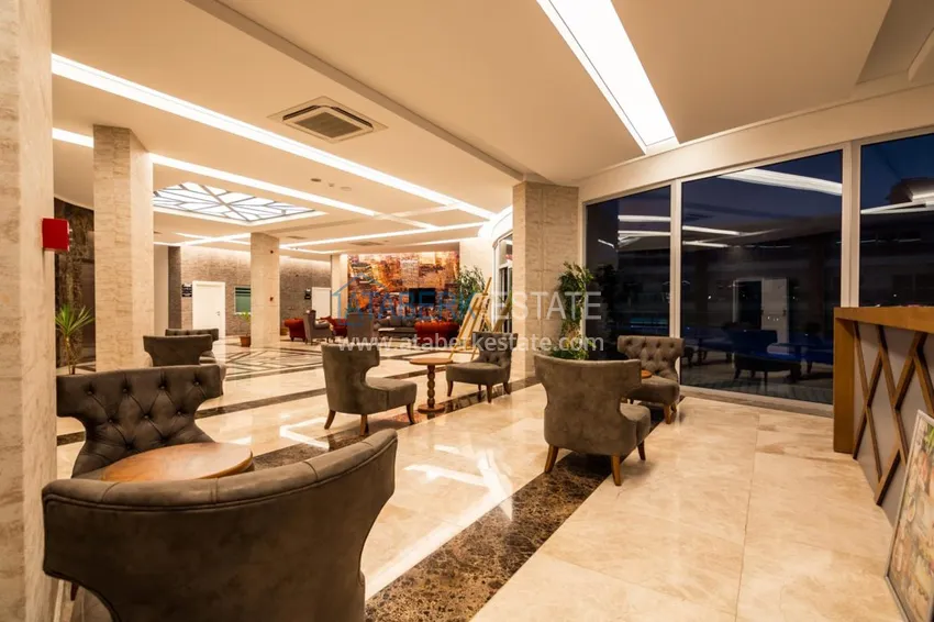 Квартира в Махмутларе двухкомнатная с мебелью, вид на горы  12 