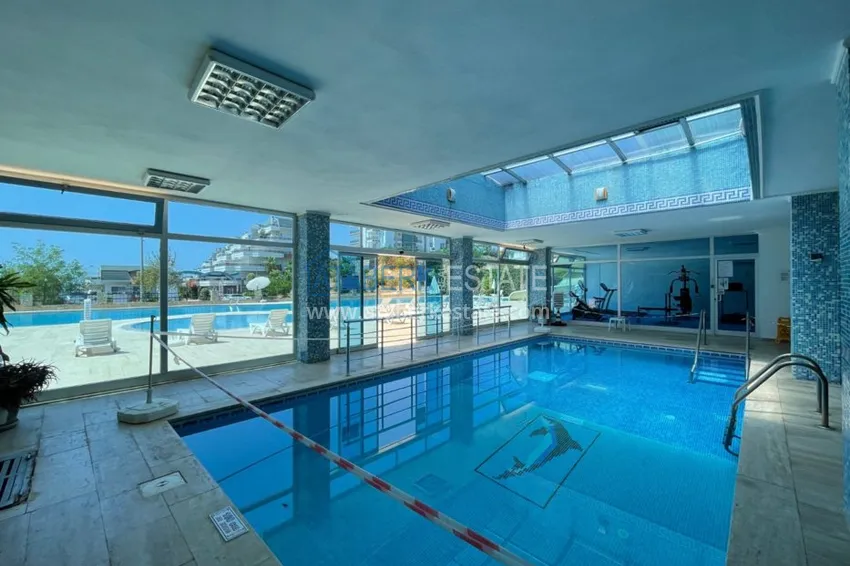 Садовый дуплекс в районе Конаклы Алания в элитной резиденции 14 