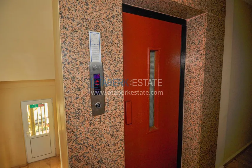 Большая квартира в Махмутларе с мебелью, частичным видом на море  13 