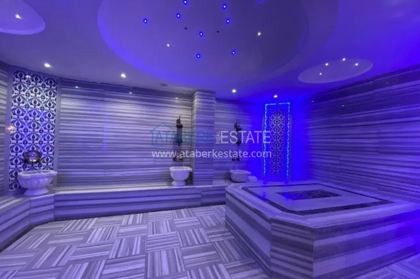 Квартира в районе Оба меблированная с отдельной кухней в престижном комплексе 15 