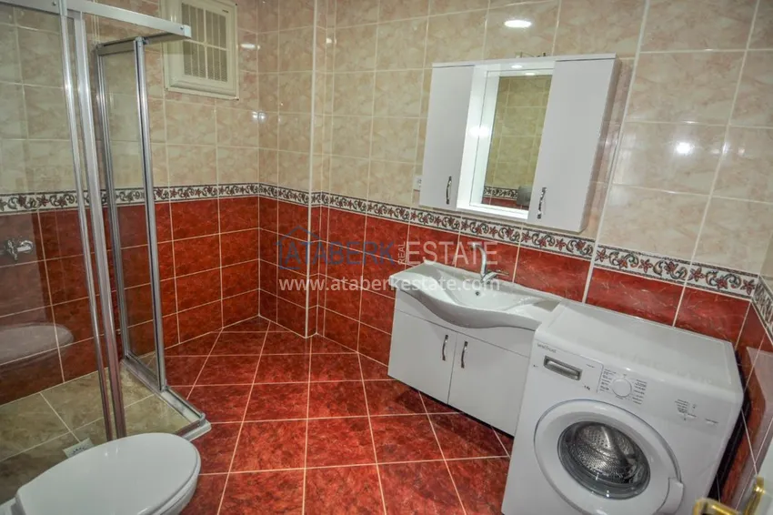 Приобрести Большая квартира в Махмутларе с мебелью, частичным видом на море  15 