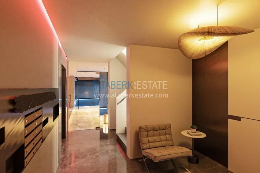 Выгодный проект жилого комплекса в Алании для инвестиций 14 