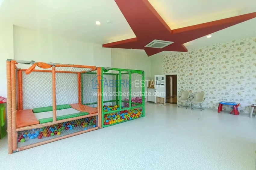 Квартира в Махмутларе двухкомнатная с мебелью, вид на горы  13 