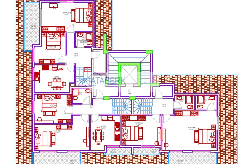 Купить дешево Квартиры в Джикджилли от инвестора в строящемся комплексе  2 