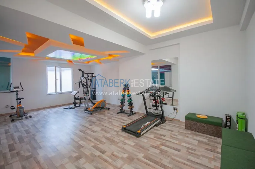 Квартира в Махмутларе двухкомнатная с чистовой отделкой в молодом комплексе  15 