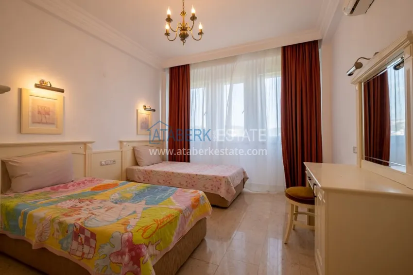 Приобрести Квартира в Махмутларе меблированная 3 спальни открытый панорамный вид  15 