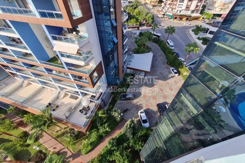 Приобрести Квартира в районе Джикджилли меблированная с видом на море в комплексе класса люкс 16 