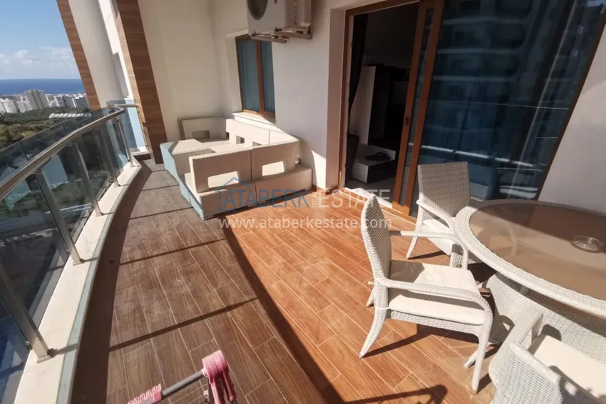 Приобрести Аренда квартиры в Алании, Махмутлар в престижном комплексе с частным пляжем А156  17 