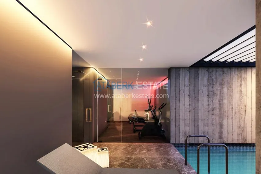 Выгодный проект жилого комплекса в Алании для инвестиций 17 