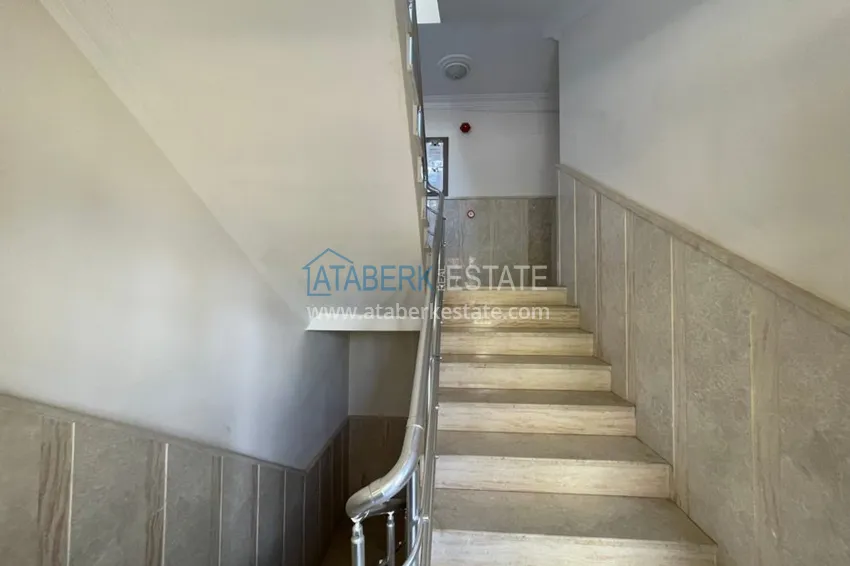 Садовый дуплекс в районе Конаклы Алания в элитной резиденции 19 